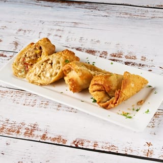 SALMON EGG ROLLS