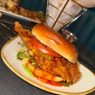 HOT HONEY CATFISH SANDWICH